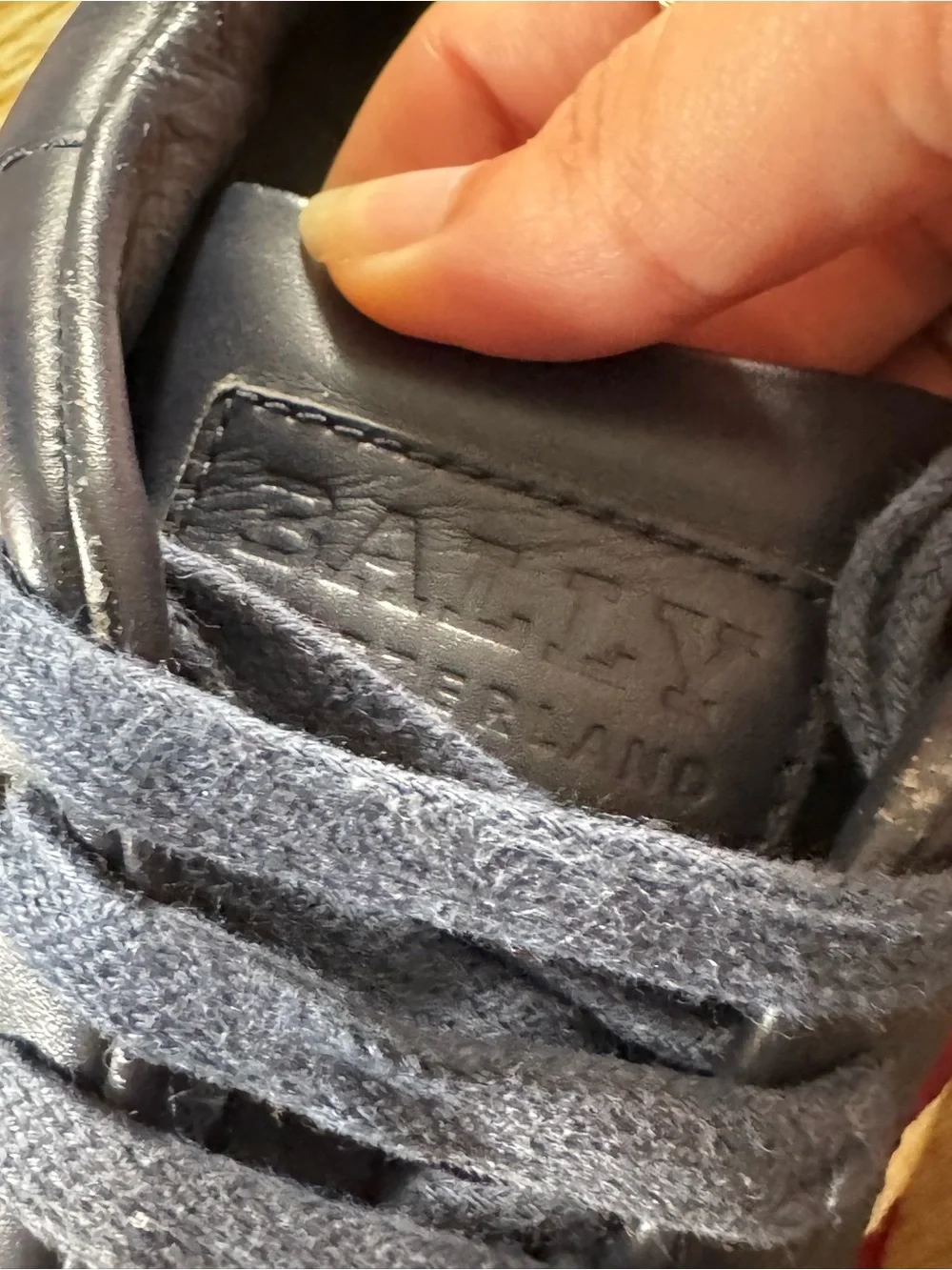 Bally leather low